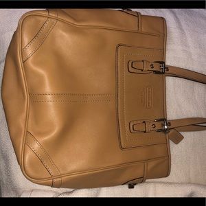 Coach tan tote